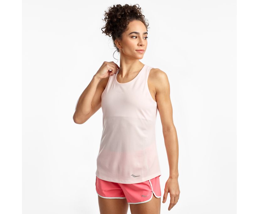 Saucony Stopwatch Singlet Women\'s Tanks Pink | Canada 328HAPK